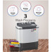 Washing Machine: LG 7 Kg 5 Star Wind Jet Dry Semi-Automatic Top Loading Washing Machine (P7020NGAZ, Dark Gray, Rat Away Feature)